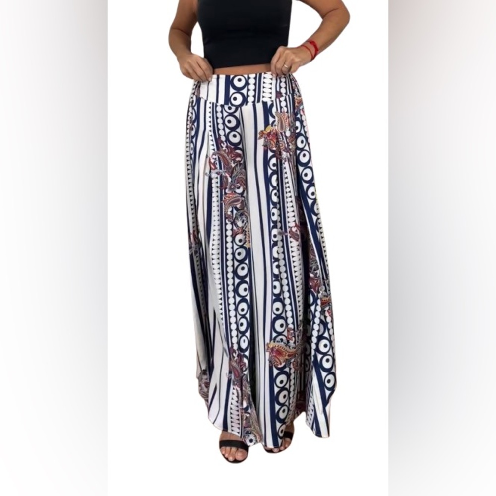 Gracia High-waist wide pant. Size S.